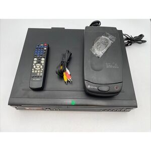 Go Video VR4940 DVD VCR Combo Recorder BUNDEL+Remote+AV Cables+Kinyo Rewinder-EC